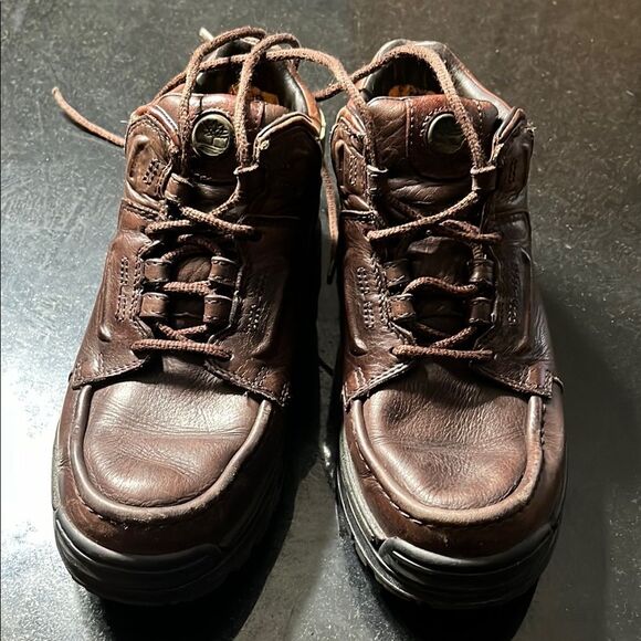Timberland Brown Leather Men\'s Shoes size 8 wide main image 7